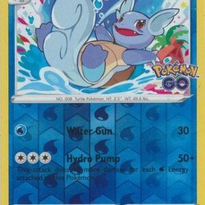 Pokemon GO 016/078 Wartortle (Reverse Holo)