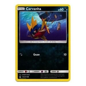 SM Unbroken Bonds 110/214 Carvanha (Reverse Holo)