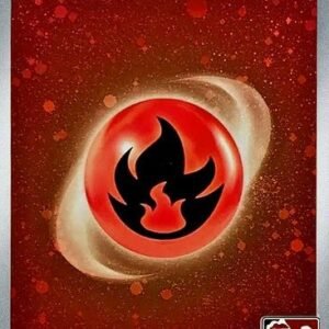 Scarlet & Violet SVE EN02 Basic Fire Energy (Prize Pack League Promo Cosmo Holo)