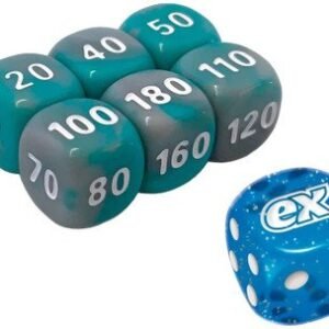 SV Stellar Crown Blue Sparkle Die w/ Light Blue (small) Dice