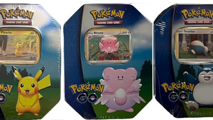 Pokemon GO Tin Bundle of 3 (Pikachu, Snorlax, Blissey)