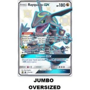 JUMBO SM Celestial Storm 177a/168 Rayquaza GX (Shiny Full Art)