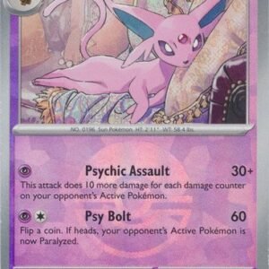 SV Prismatic Evolutions 033/131 Espeon (POKE BALL Pattern Holo)