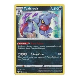 Sword & Shield (Base) 124/202 Toxicroak (Holo)