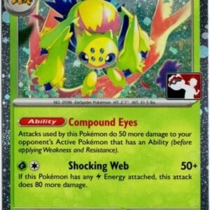 SV Shrouded Fable 002/064 Galvantula (Prize Pack League Promo Cosmo Holo)