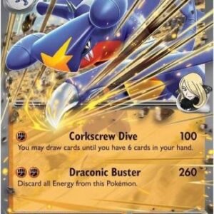 SV Destined Rivals 104/182 Cynthia's Garchomp ex (Half Art)