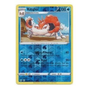 Sword & Shield (Base) 044/202 Kingler (Reverse Holo)