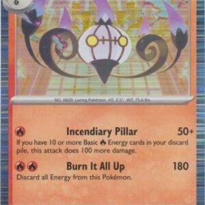 SV White Flare 018/086 Chandelure (Tinsel Holo)