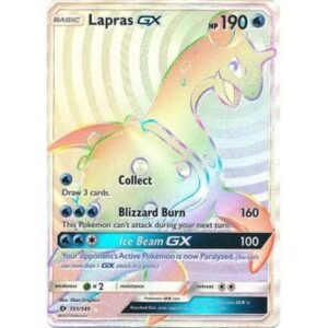 Sun and Moon (Base Set) 151/149 Lapras GX (Hyper Rare)