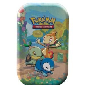 EMPTY Celebrations Mini Tin Gen 4 (Turtwig, Chimchar, Piplup)