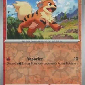 Scarlet & Violet 151 058/165 Growlithe (Reverse Holo)