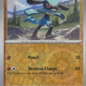 Scarlet & Violet (Base Set) 113/198 Riolu (Reverse Holo)