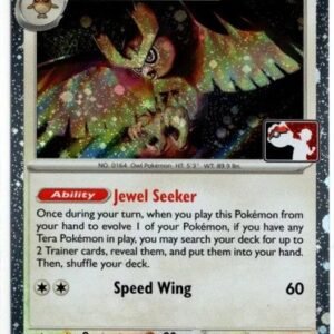 SV Stellar Crown 115/142 Noctowl (Prize Pack League Promo Cosmo Holo)
