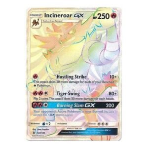 SM Guardians Rising 147/145 Incineroar GX (Rainbow Rare)