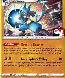 Brilliant Stars 079/172 Lucario (Prize Pack League Promo Non-Holo)