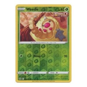 Chilling Reign 001/198 Weedle (Reverse Holo)