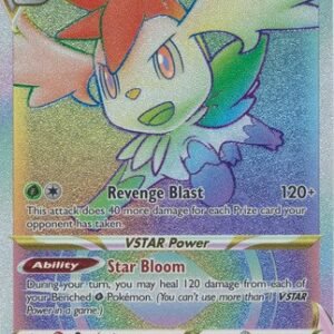 Brilliant Stars 173/172 Shaymin VSTAR (Rainbow Rare)