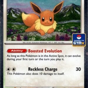 SV Surging Sparks 143/191 Eevee (Gym Stamp Cosmo Holo)
