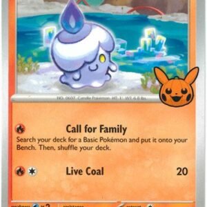 SV Twilight Masquerade 036/167 Litwick (Pikachu Pumpkin Stamp)