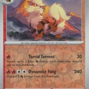 Scarlet & Violet 151 059/165 Arcanine (Reverse Holo)