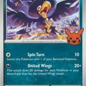 SV Paldea Evolved 131/193 Murkrow (Pikachu Pumpkin Stamp)