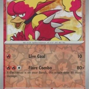 Scarlet & Violet 151 126/165 Magmar (Reverse Holo)