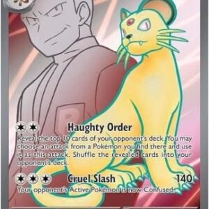 SV Destined Rivals 219/182 Team Rocket's Persian ex (Full Art)