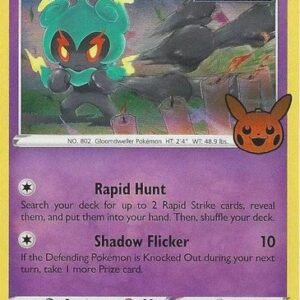 Evolving Skies 080/203 Marshadow (Pikachu Pumpkin Holo Stamp)