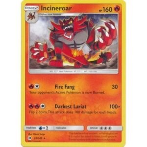 Sun and Moon (Base Set) 26/149 Incineroar (Non-Holo)