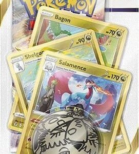 SWSH Brilliant Stars Premium Checklane Blister Salamence