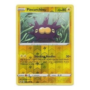 Sword & Shield (Base) 077/202 Pincurchin (Reverse Holo)
