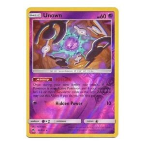 SM Lost Thunder 92/214 Unown (Missing) (Reverse Holo)