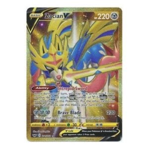 Sword & Shield (Base) 211/202 Zacian V (Secret Rare)