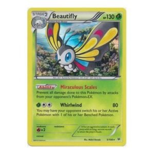 XY Roaring Skies 5/108 Beautifly (Holo)