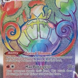 Fusion Strike 265/264 Chandelure VMAX (Rainbow Rare)