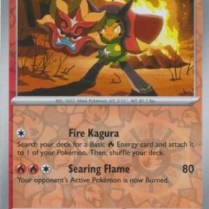 SV Destined Rivals 044/182 Hearthflame Mask Ogerpon (Reverse Holo)
