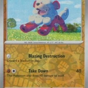SV Twilight Masquerade 099/167 Hisuian Growlithe (Reverse Holo)