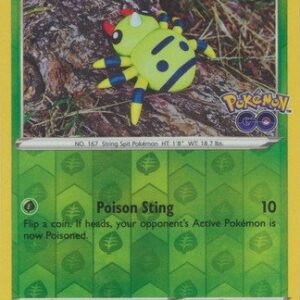 Pokemon GO 053/078 Ditto (Spinarak - Reverse Holo Unpeeled)