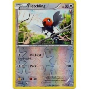 XY Base Set 113/146 Fletchling (Reverse Holo)