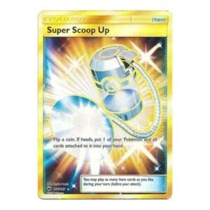 SM Burning Shadows 166/147 Super Scoop Up (Secret Rare)
