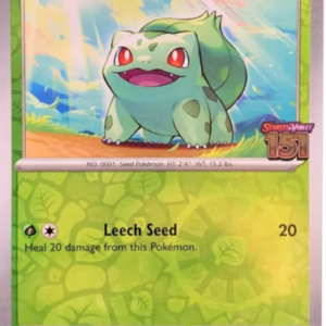 Scarlet & Violet 151 001/165 Bulbasaur (Reverse Holo 151 Stamp)