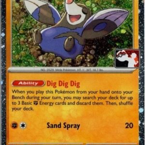 SV Temporal Forces 085/162 Drilbur (Prize Pack League Promo Cosmo Holo)