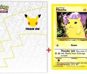 Pokemon Celebrations 25th Anniversary Oversized Jumbo Binder Album (Includes Pikachu Jumbo)