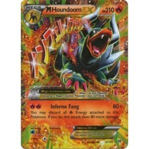 XY Break Through 022/162 M Houndoom EX (Half Art Mega)