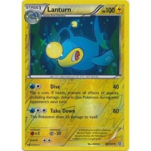 XY Primal Clash 58/160 Lanturn (Reverse Holo)
