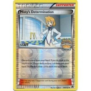 XY BREAKpoint 104/122 Misty's Determination (League Promo STAFF)