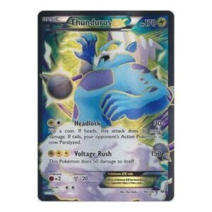 XY Roaring Skies 98/108 Thundurus EX (Full Art)
