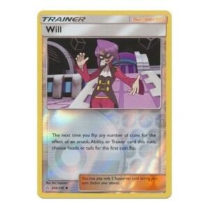 SM Cosmic Eclipse 208/236 Will (Reverse Holo)