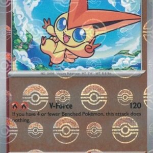 SV Black Bolt 012/086 Victini (POKE BALL Reverse Holo)