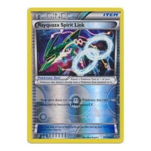XY Roaring Skies 87/108 Rayquaza Spirit Link (Reverse Holo)